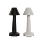 Home ESPRIT Lampe de bureau Moderne Blanc Noir (Lot de 2) Dimensions 9 x 9 x 24 cm