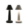 Home ESPRIT Lampe de bureau Moderne Blanc Noir (Lot de 2) Dimensions 9 x 9 x 24 cm