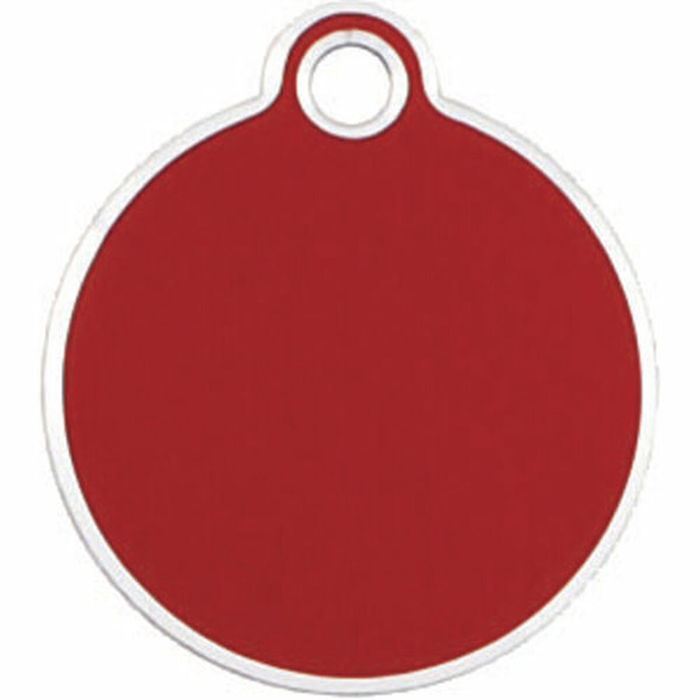 Plaque d'identification pour collier Imarc Circle Rouge