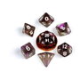 FanRoll Pack de 7 Mini Dés Sharp Mini Stardust Supervolcano Rouge