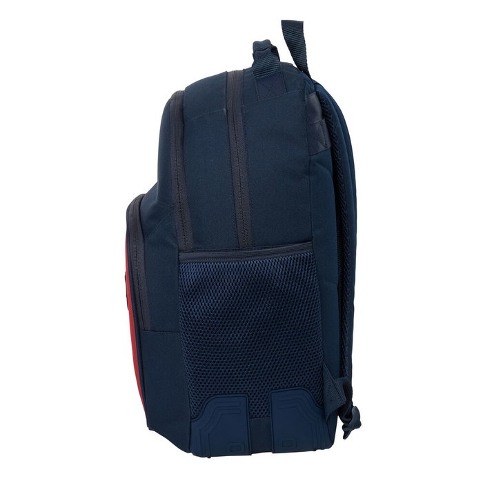 Safta Sac à dos double FC Barcelone avec renforts d'angle, adaptable sur chariot