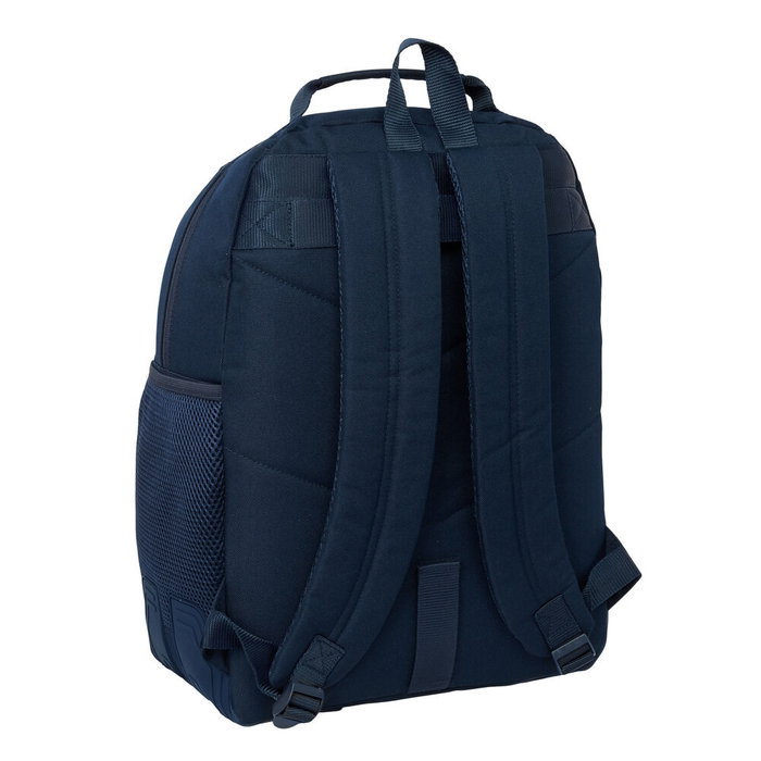 Safta Sac à dos double FC Barcelone avec renforts d'angle, adaptable sur chariot