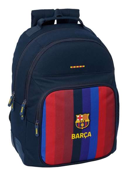 Safta Sac à dos double FC Barcelone avec renforts d'angle, adaptable sur chariot