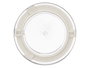 Kinvara Organisateur Réfrigérateur Couvercle Petit Blanc Transparent 21x8,5x13 cm Plastique PET PP (Set de 24)