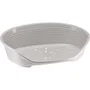 Ferplast Corbeille SIESTA DELUXE Taille 8 pour chien, panier 82x59.5x25 cm, gris, plastique moderne avec surface antidérapante et appuie-tête
