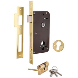 Yale 700-hl Serrure à encastrer 50x80 avec finition fer laitonné