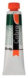 Cobra Study Color Peinture à l'huile miscible à l'eau Vert Permanent Foncé 619 - 40 ml