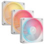 Corsair LX120R iCUE LINK RGB Kit de 3 ventilateurs 120mm blanc