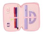 Safta Plumier triple 37 pièces Stitch "Ice Cream" 12,5 x 19,5 x 5,5 cm - À partir de 3 ans