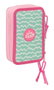 Safta Plumier triple 37 pièces Stitch "Ice Cream" 12,5 x 19,5 x 5,5 cm - À partir de 3 ans