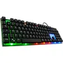 The G-Lab COMBO NEON - Pack Gaming 4 en 1 avec Clavier Membrane Full Size, Souris 3600 DPI, Tapis et Casque à Rétroéclairage Rainbow