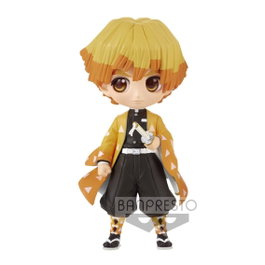 Banpresto Figurine Q Posket Zenitsu Agatsuma Kimetsu No Yaiba Ver. A