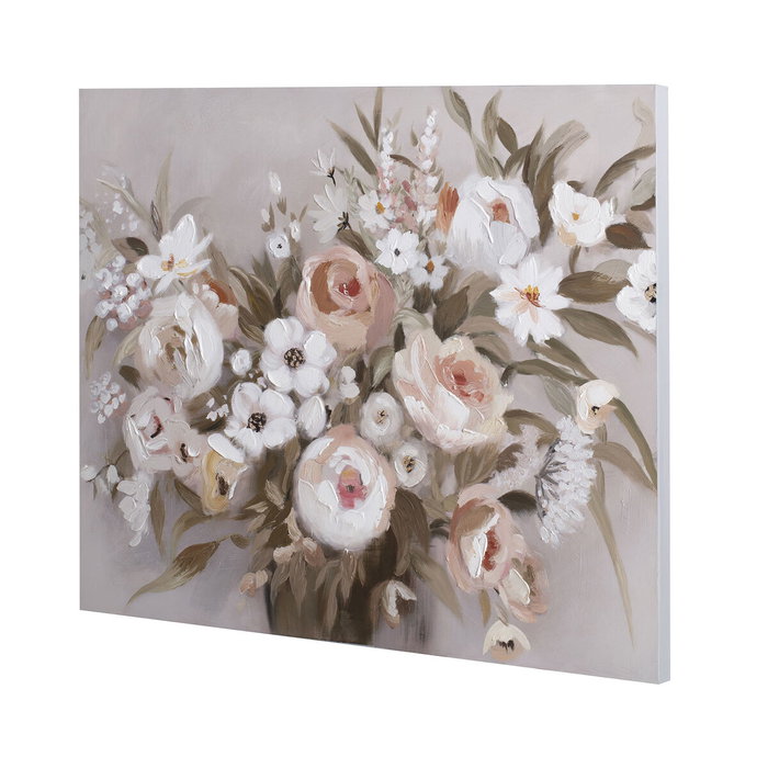 Home ESPRIT Toile Pin Toile 100 x 3,7 x 80 cm