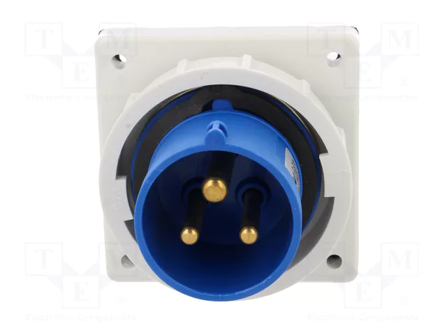 PAWBOL Connecteur d'alimentation AC mâle 16A 400V AC 6H