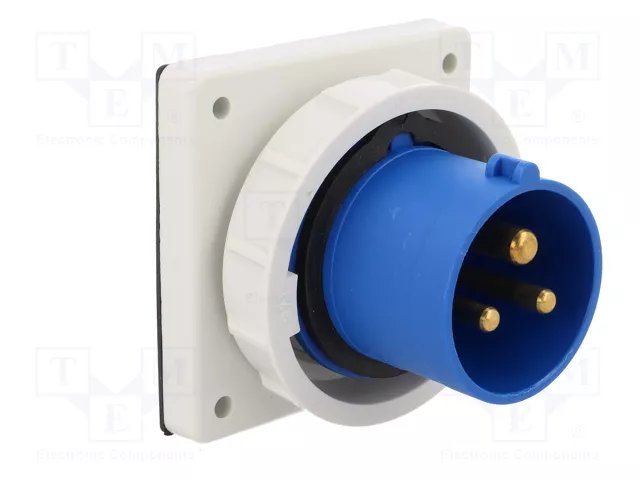 PAWBOL Connecteur d'alimentation AC mâle 16A 400V AC 6H