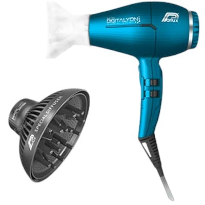 Parlux Digitalyon Bleu 2400 W avec Diffuseur et 2 Buses Parlux Digitalyon Bleu 2400 W avec Diffuseur et 2 Buses