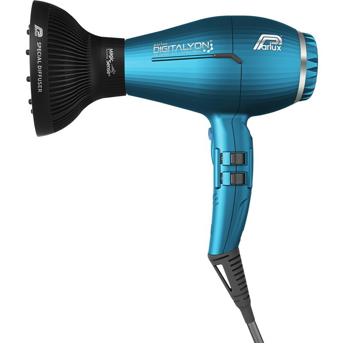 Parlux Digitalyon Bleu 2400 W avec Diffuseur et 2 Buses Parlux Digitalyon Bleu 2400 W avec Diffuseur et 2 Buses