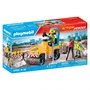 PLAYMOBIL 71751 Ouvriers avec Rouleau Compresseur et Signalisation, Action Heroes, La Construction, 43 Pièces, Dès 4 Ans
