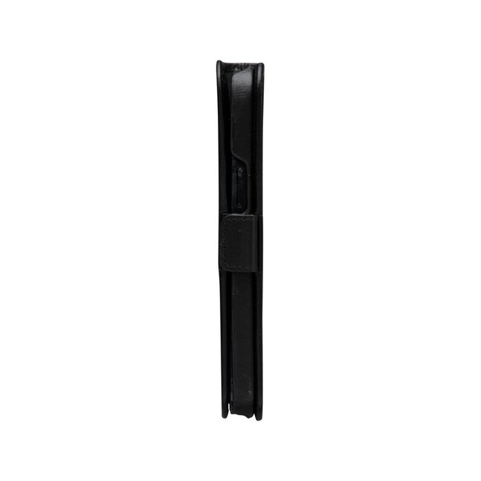 dbramante1928 Lynge Étui Portefeuille en Cuir Pleine Fleur pour iPhone 12 / 12 Pro 6.1 Pouces - Noir avec Support Détachable et Protection RFID