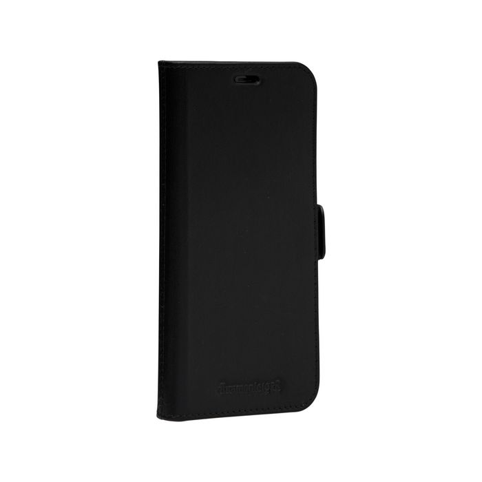 dbramante1928 Lynge Étui Portefeuille en Cuir Pleine Fleur pour iPhone 12 / 12 Pro 6.1 Pouces - Noir avec Support Détachable et Protection RFID