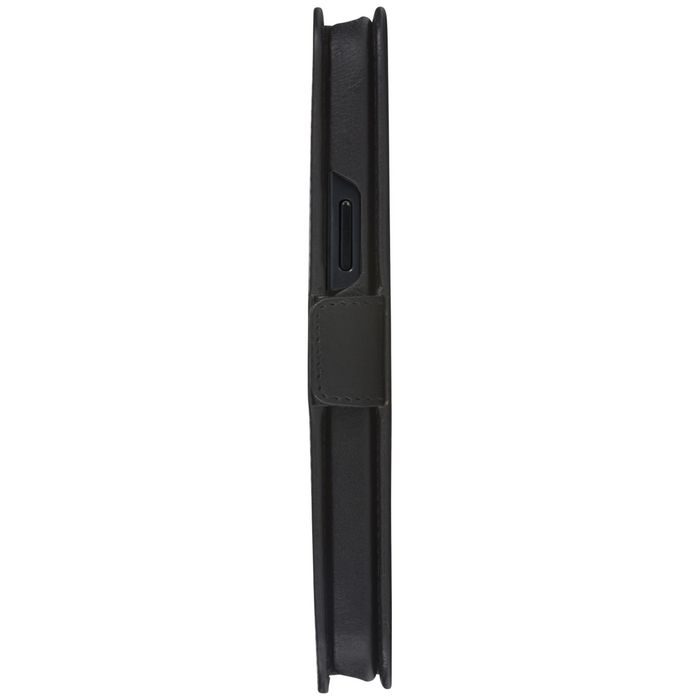 dbramante1928 Lynge Étui Portefeuille en Cuir Pleine Fleur pour iPhone 12 / 12 Pro 6.1 Pouces - Noir avec Support Détachable et Protection RFID