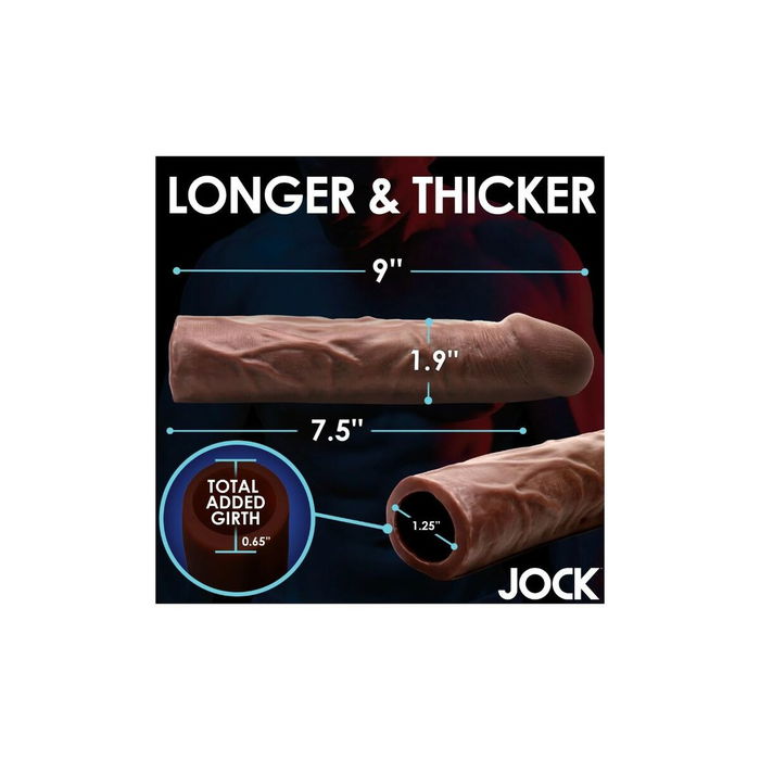 Manchon de pénis XR Noir Ø 4,8 cm