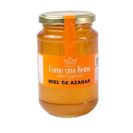COMO UNA REINA Miel de fleurs d'oranger en pot en verre 500 g
