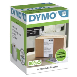 Dymo Étiquettes d'expédition 104x159mm pour LabelWriter 4XL, 220 unités