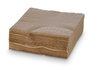 KINVARA Set de 50 serviettes en papier marron 33 x 33cm