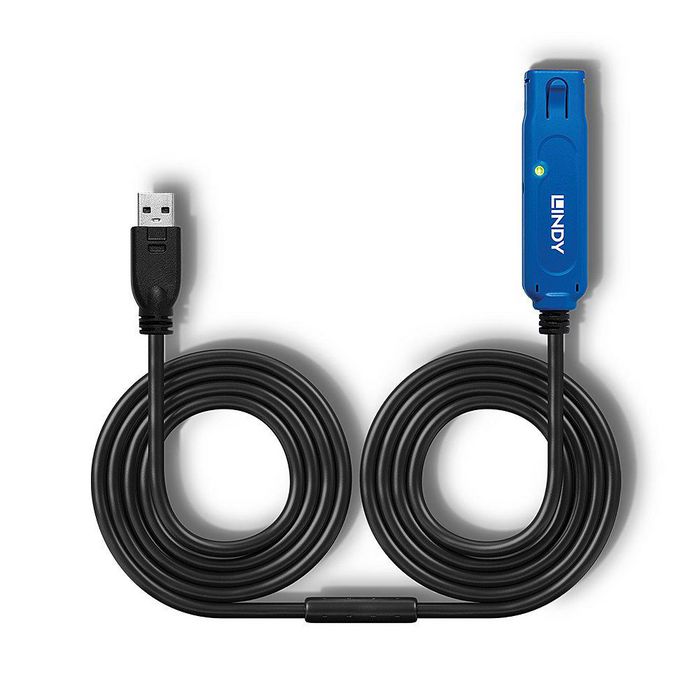 Lindy Rallonge Active Pro USB 3.0 Câble Actif Haute Performance 10 mètres - Extension pour Périphériques SuperSpeed jusqu'à 5 Gbit/s