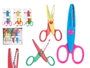 Pincello Ciseaux Enfant Zig Zag Couleurs Assorties Lot 6 x 15 x 1.5 cm (Set de 48)