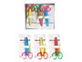 Pincello Ciseaux Enfant Zig Zag Couleurs Assorties Lot 6 x 15 x 1.5 cm (Set de 48)