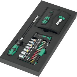 Wera 9750 KK Tool-Check PLUS Insertion en mousse avec set d'outils