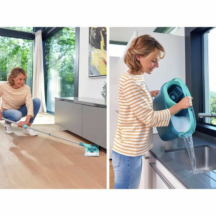 Leifheit Clean Twist M Ergo Mobile 52121 Set lave sol avec seau essoreur 6 L Leifheit Clean Twist M Ergo Mobile 52121 Set lave sol avec seau essoreur 6 L