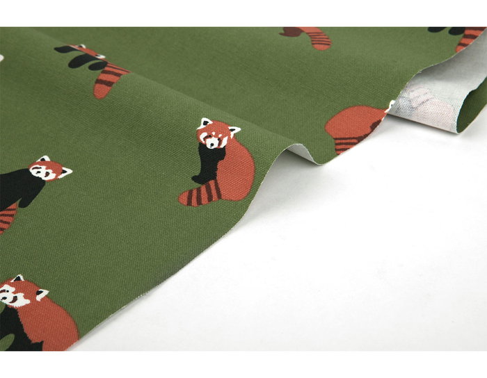 Dailylike Tissu coton Oxford motif lesser panda 1,50 m x 3 m Dailylike Tissu coton Oxford motif lesser panda 1,50 m x 3 m