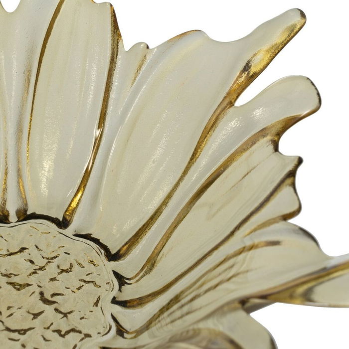 Centre de Table Olive Verre 28 x 28 x 10,5 cm