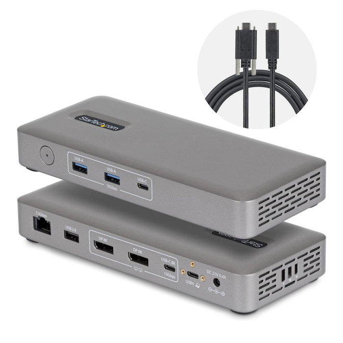 Startechcom Station d'accueil 9 en 1 USB4 / Thunderbolt 4 / Thunderbolt 5 Startechcom Station d'accueil 9 en 1 USB4 / Thunderbolt 4 / Thunderbolt 5