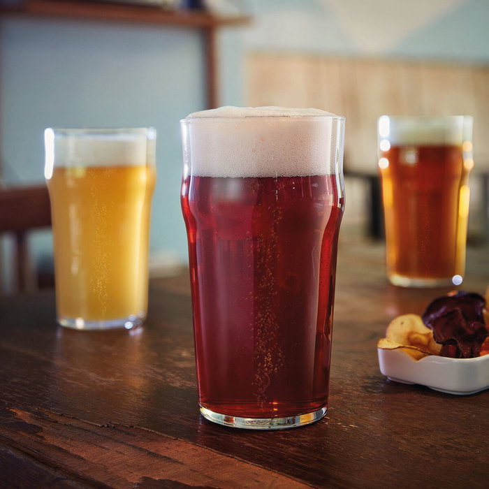 Verre à bière Arcoroc Nonic Transparent verre 280 ml (24 Unités) Verre à bière Arcoroc Nonic Transparent verre 280 ml (24 Unités)