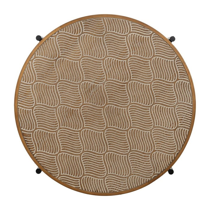 Table Basse Noir Naturel Table Basse Noir Naturel