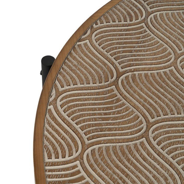 Table Basse Noir Naturel Table Basse Noir Naturel