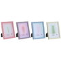 Cadre photo Home ESPRIT Bleu Vert Verre Bois MDF Urbaine (4 Unités)