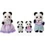Sylvanian Families La Famille Panda - Figurines Articulées Maman, Papa et Bébés - Jouet Enfant 3 Ans et Plus - Garantie 2 Ans
