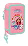 Safta Plumier Triple 37 Pièces pour Crayons - Dimensions : 12,5 x 19,5 x 5,5 cm