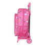 Cartable à roulettes Minnie Mouse Lucky Rose 33 x 42 x 14 cm