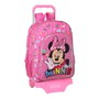 Cartable à roulettes Minnie Mouse Lucky Rose 33 x 42 x 14 cm
