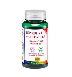 ROBIS Espirulina + Chlorella Superalimentos BIO 90 comprimés