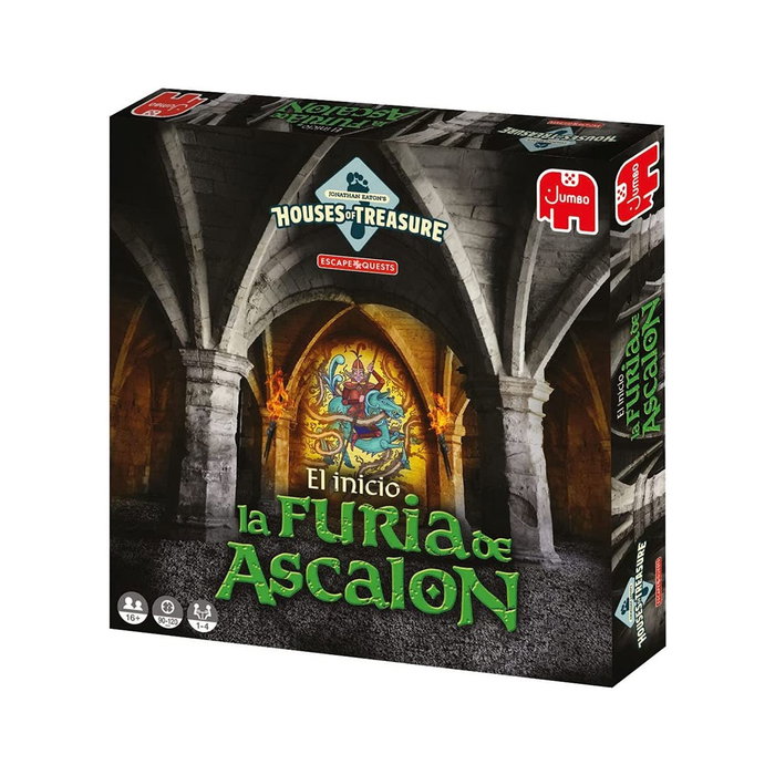 Jumbo Escape Quest Le Commencement - La Fureur d'Ascalon Jeu de Société Aventure Escape Room Narratif dès 16 ans