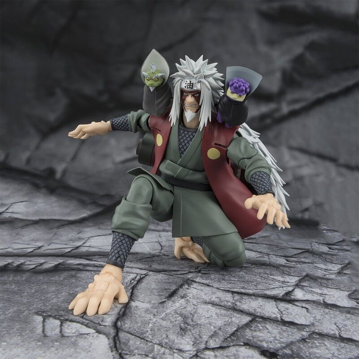 Bandai Tamashii Nations Naruto figurine S.H.Figuarts Jiraiya Hidden Leaf Heroic Master Sage (Sage Mode Set) 17 cm Bandai Tamashii Nations Naruto figurine S.H.Figuarts Jiraiya Hidden Leaf Heroic Master Sage (Sage Mode Set) 17 cm