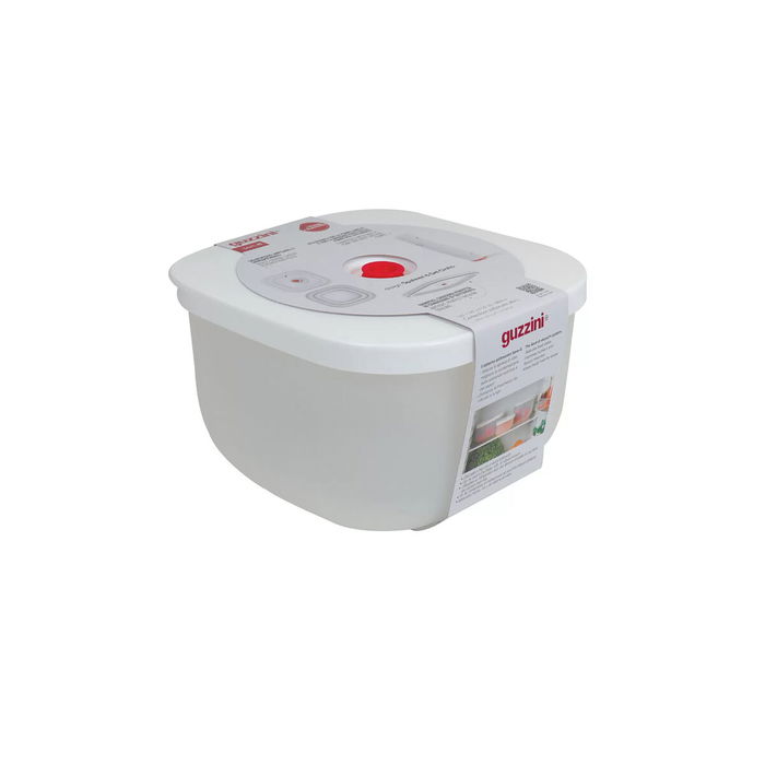 Récipient de Conservation des Aliments Guzzini Save-it Blanc 2,8 L Carré