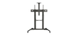 Fonestar Pied TV ajustable 60" à 100" (152 à 254 cm) - Inclinaison verticale, capacité 100 kg, roues frein, gestion cables, plateau DVD/caméra